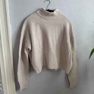 Lululemon merino wool blend mockneck sweater